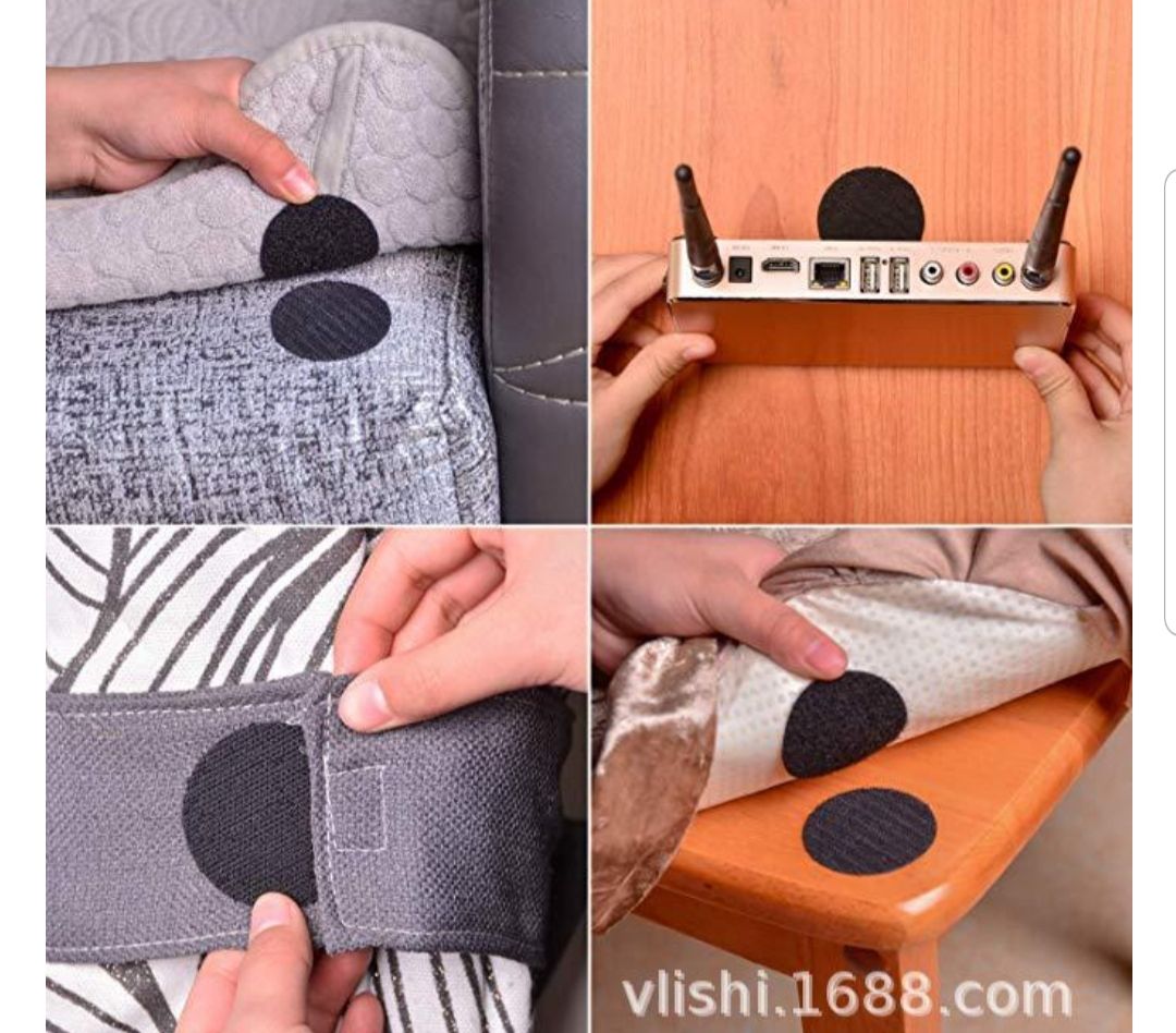 Double Sided Velcro's Self Adhesive Strong Sticky  Tape