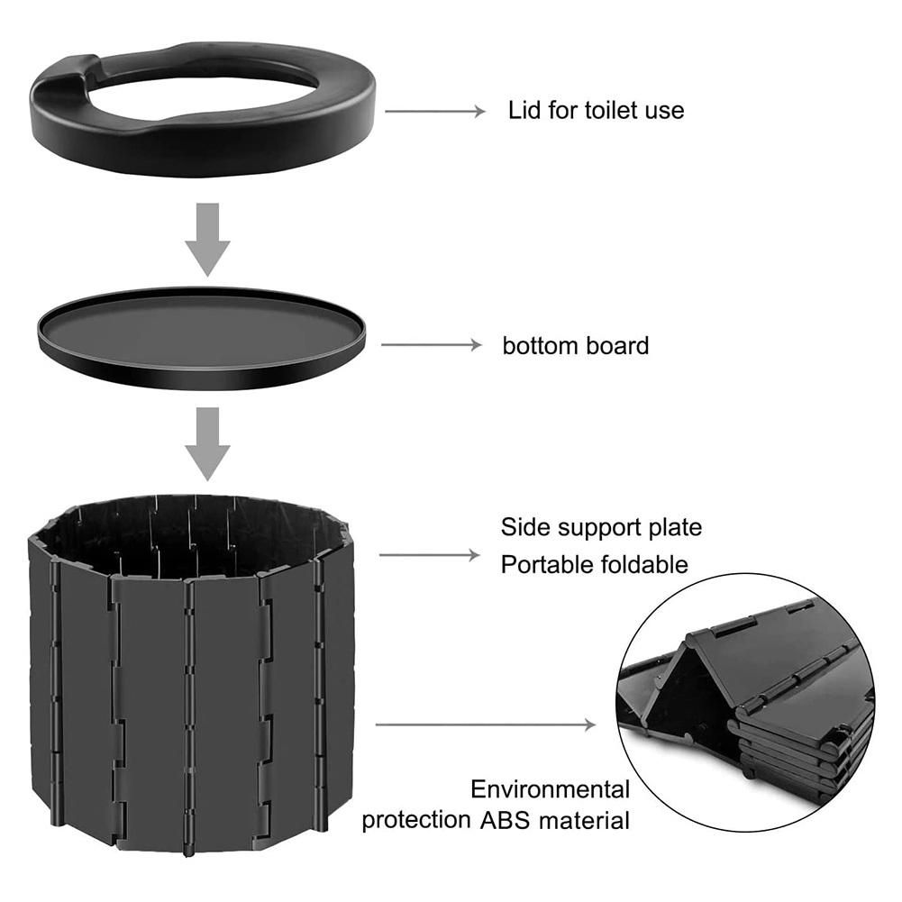 Camping Toilet Portable Foldable Toilet,Car Toilet for Men