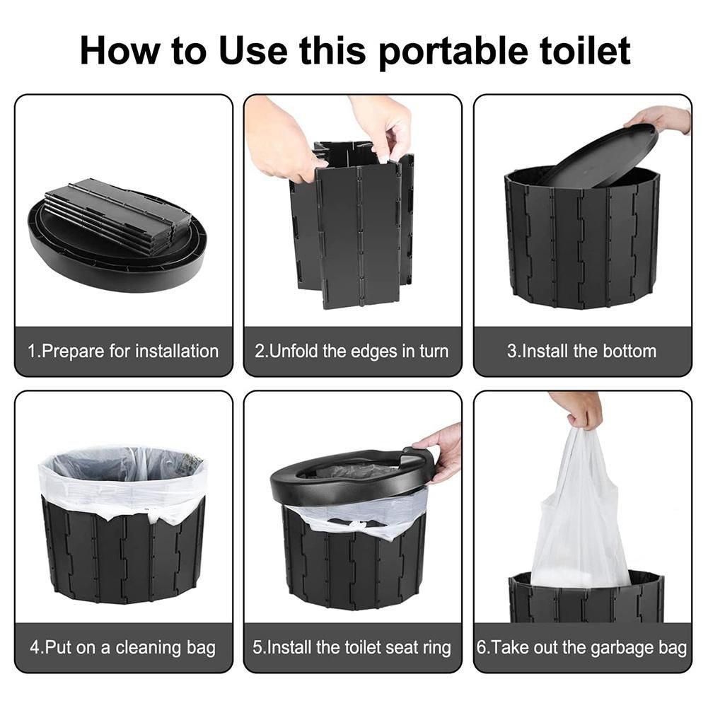 Camping Toilet Portable Foldable Toilet,Car Toilet for Men
