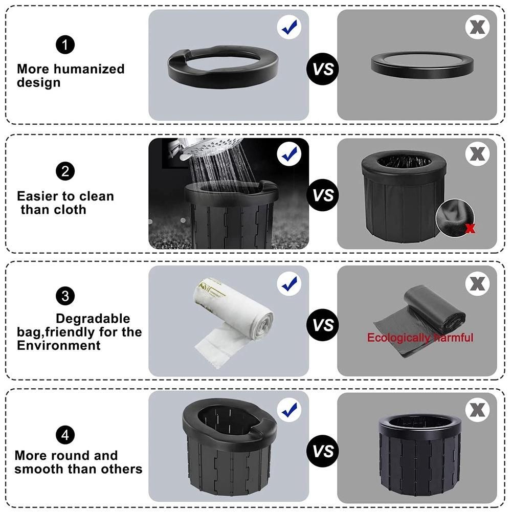 Camping Toilet Portable Foldable Toilet,Car Toilet for Men
