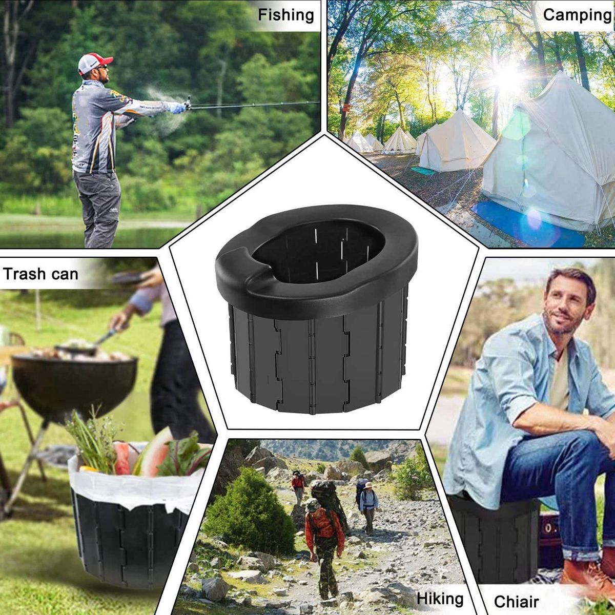 Camping Toilet Portable Foldable Toilet,Car Toilet for Men