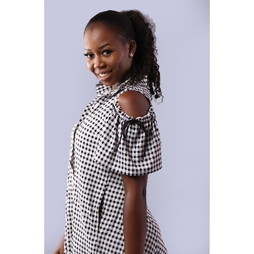Monochrome Shift Dress