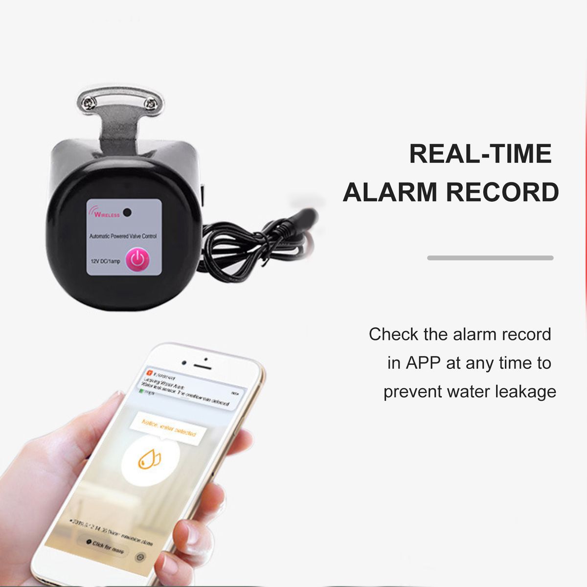 WiFi Smart Water Valve With Timer Water Auto Shutoff Valve