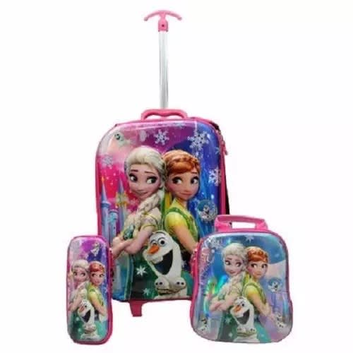 Disney Frozen 5d 3-in-1 Trolley School Bag