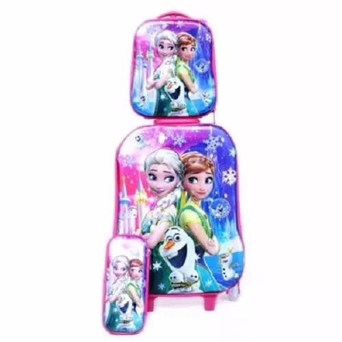 Disney Frozen 5d 3-in-1 Trolley School Bag