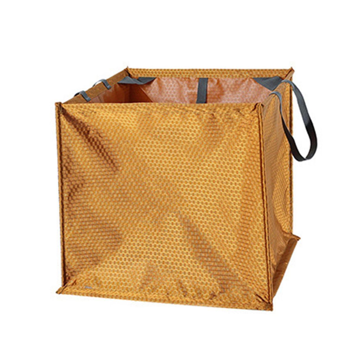 Storage Basket Waterproof Rope Storage Basket Yellow