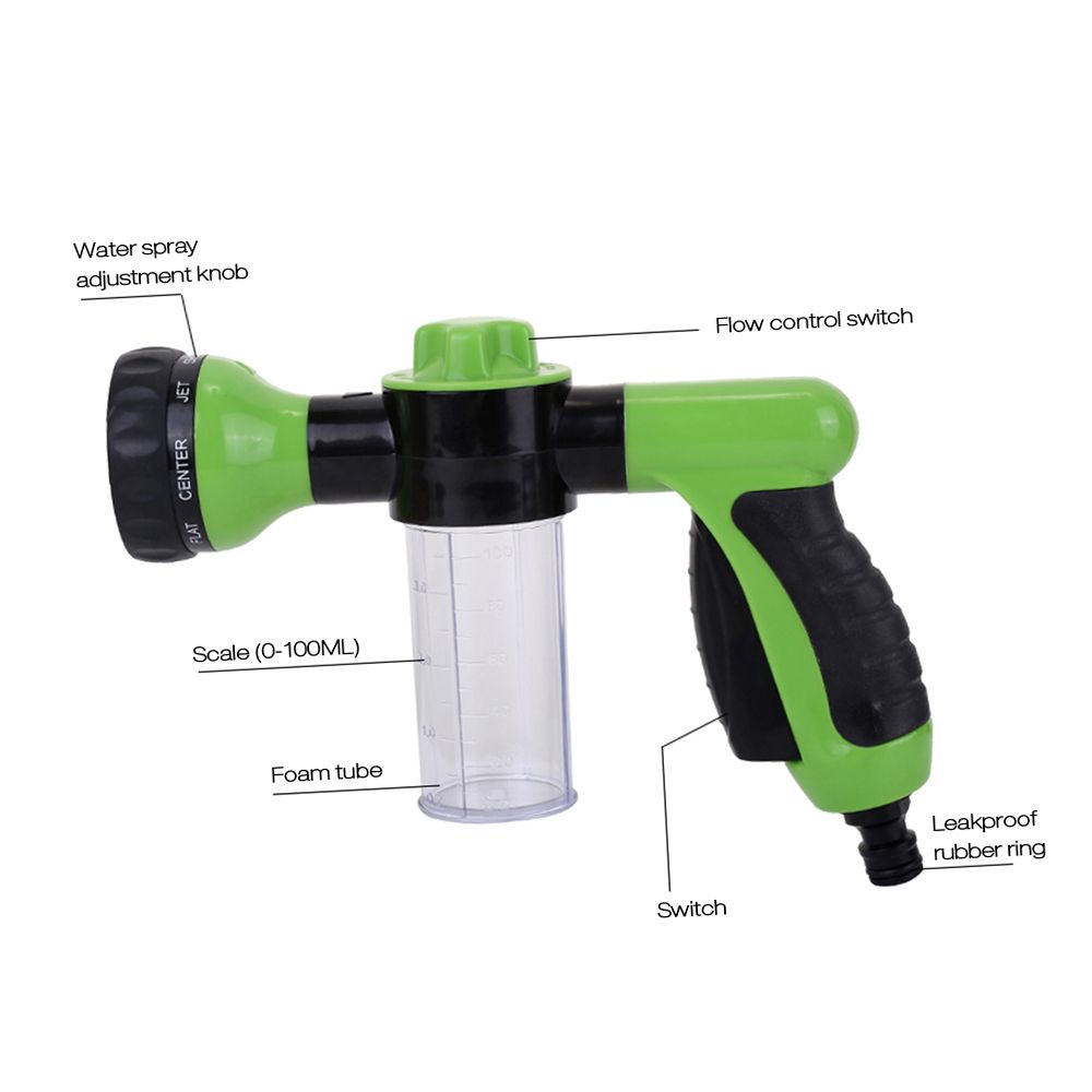 Foam Sprayer Garden Water Hose Foam Nozzle Soap Dispenser