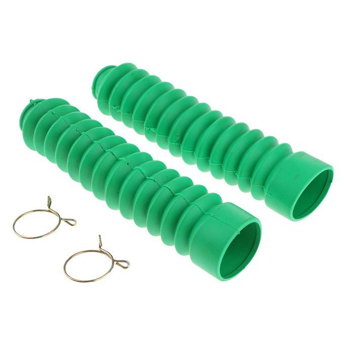 Motorcycle Dirt Bike Front Fork Cover Dust Gaiters Boots Green