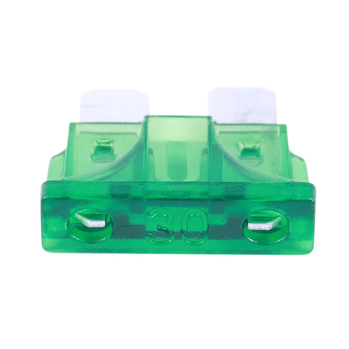 Vehicle Car 30A 30Amp Green Body Two Prong  ATC Fuse 30pcs