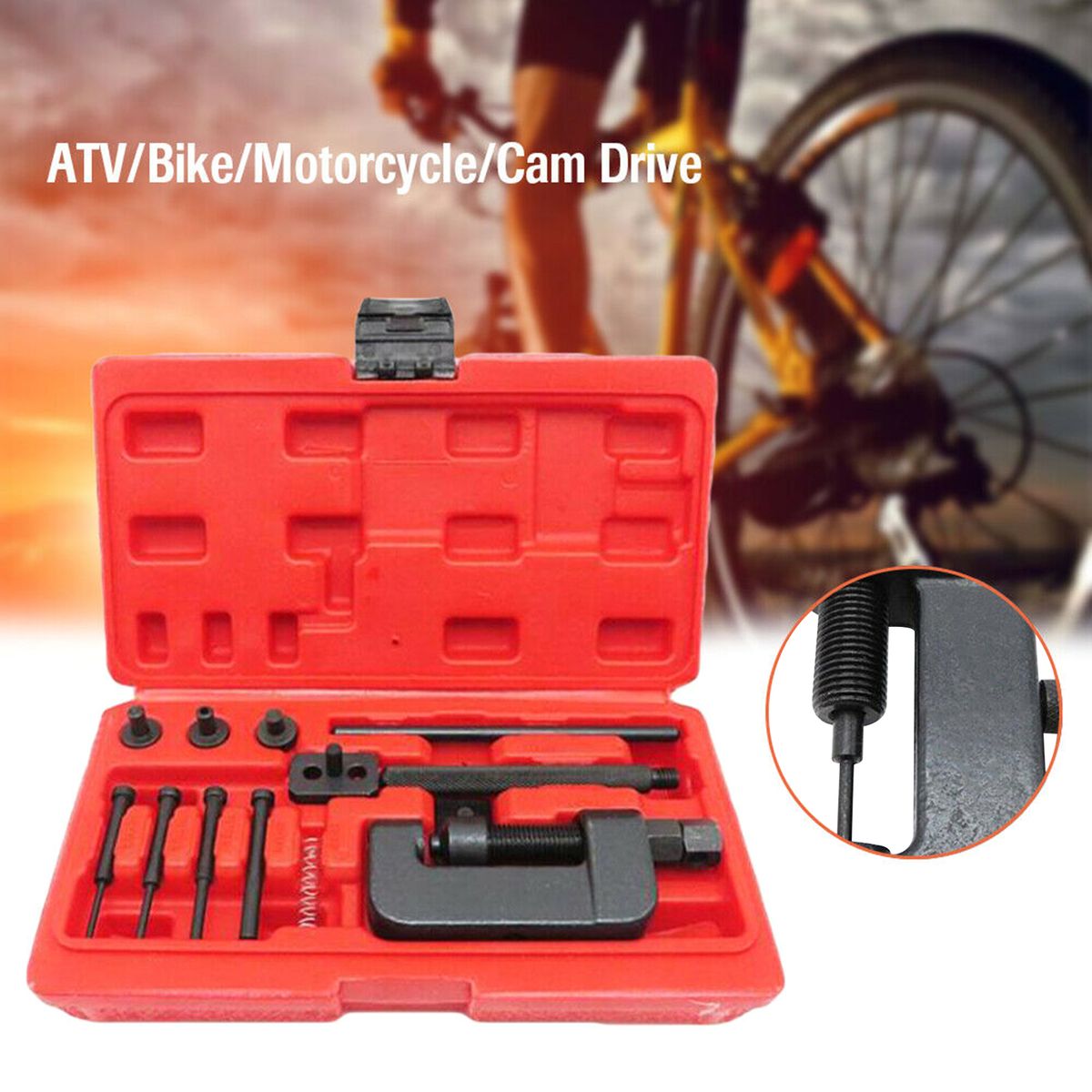 Chain Breaker Set With Carrying Case Chain Cutter And
