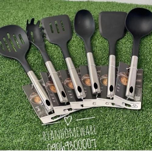 5pcs Strong Silicon Non-Stick Cooking Spoon Set