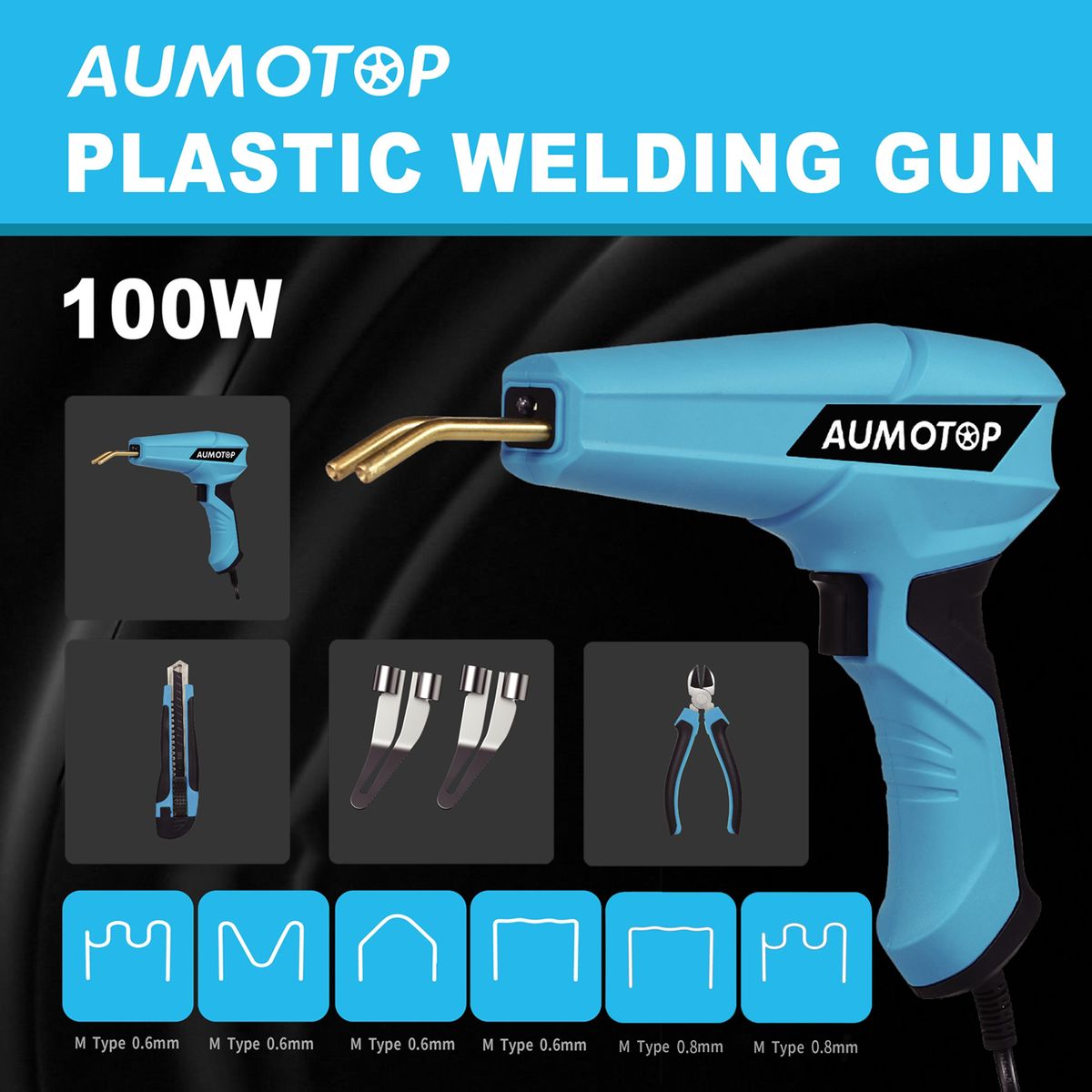 Aumotop 100W Plastic Welder