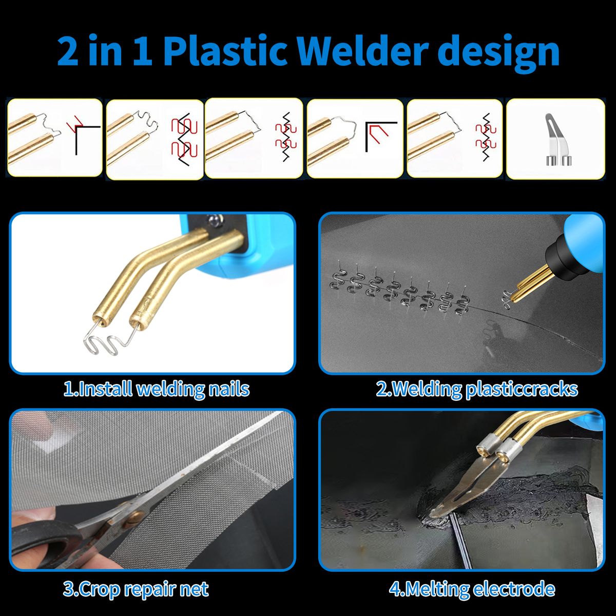 Aumotop 100W Plastic Welder