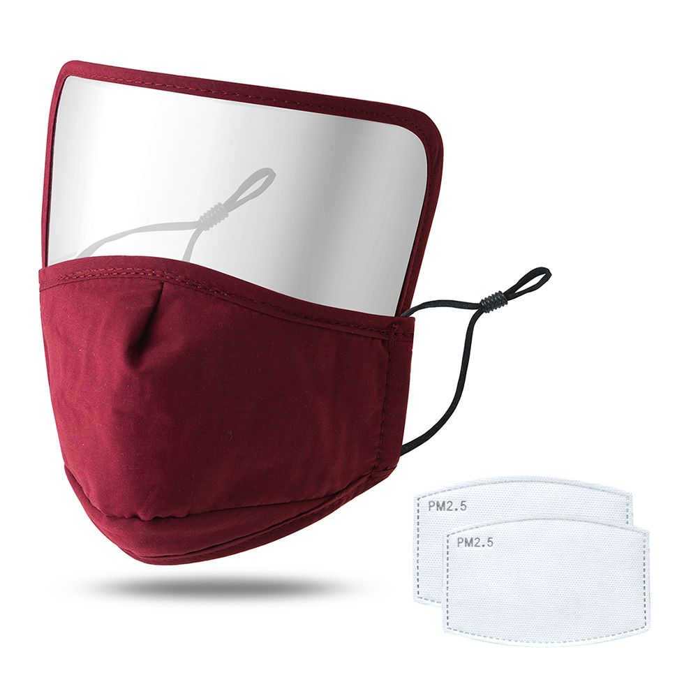 Cotton Face Protection Eyes Shield With 2Pcs Activated