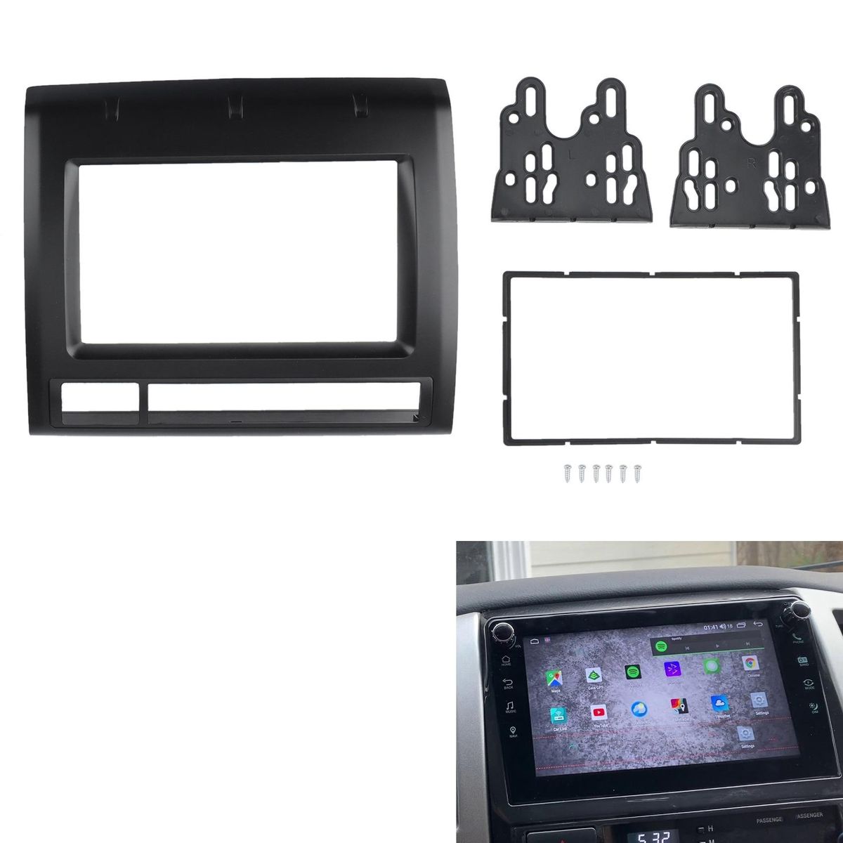 2Din Car Radio Fascia for Toyota Tacoma 05-13 DVD Stereo