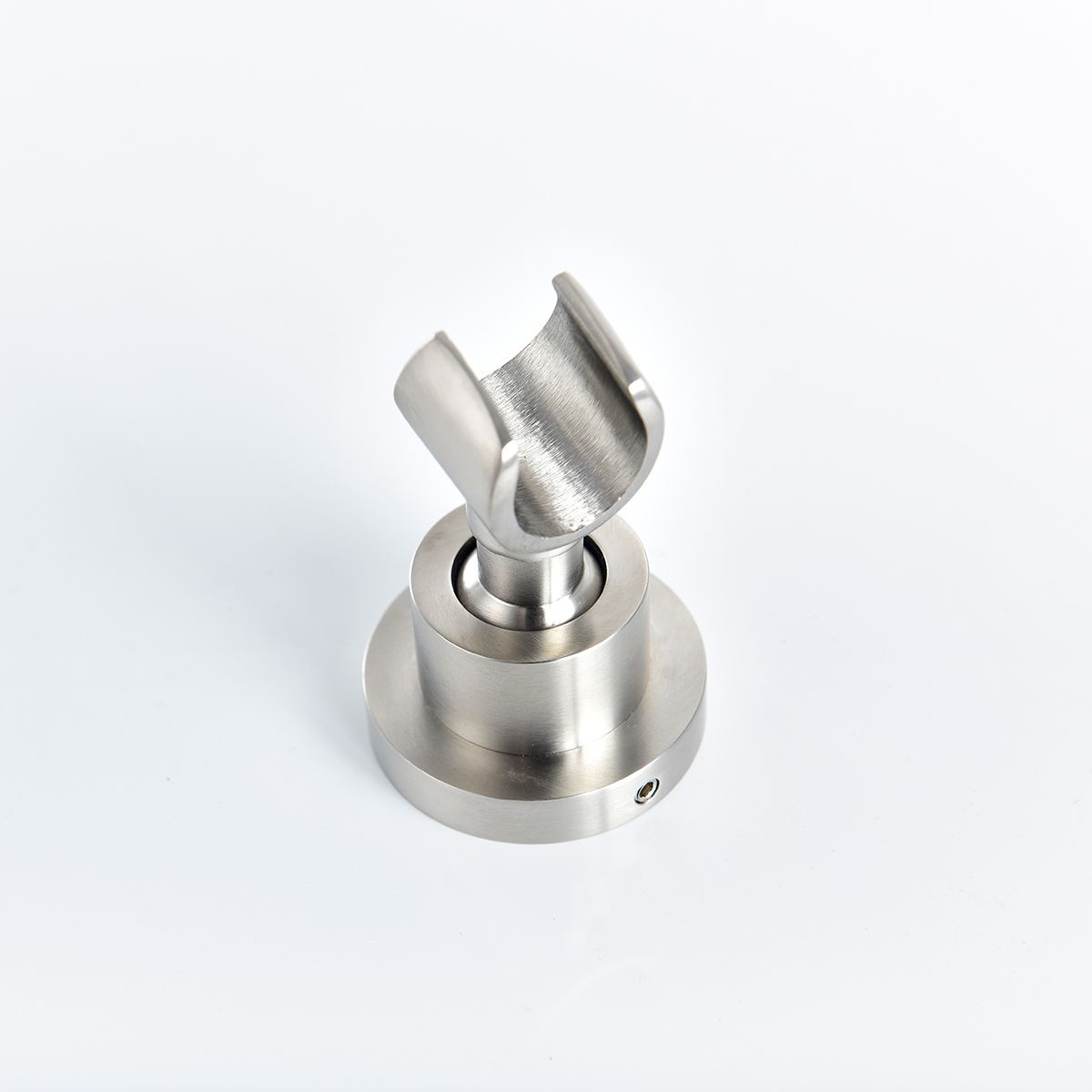 Shower Head Drilling Holder Removable Handheld Showerhead Bracket Brushed, Shower Holder,Round,ST31