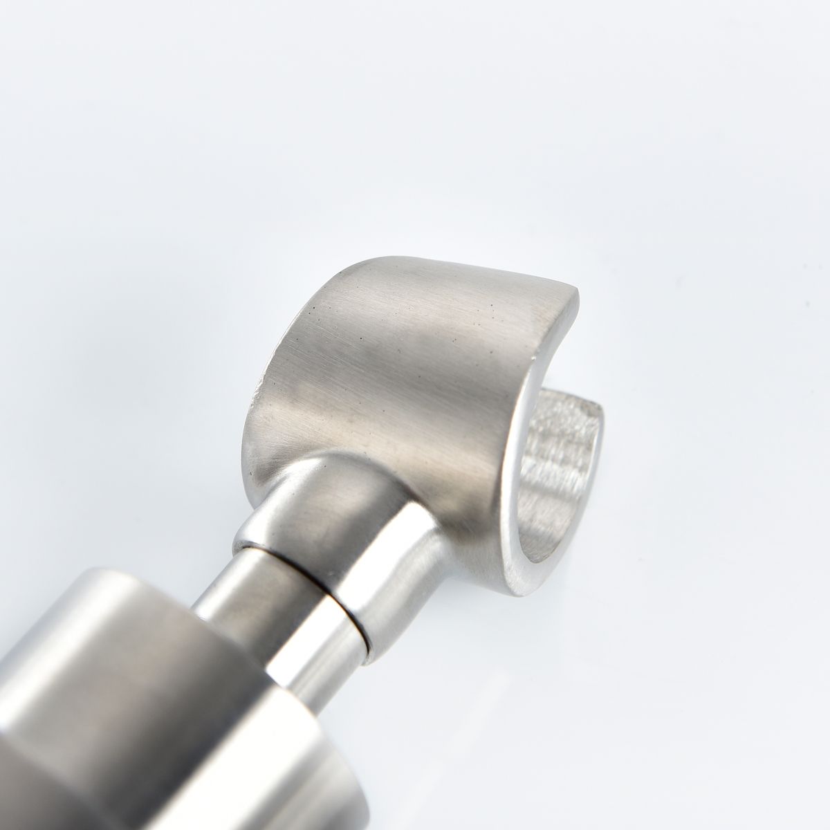 Shower Head Drilling Holder Removable Handheld Showerhead Bracket Brushed, Shower Holder,Round,ST31