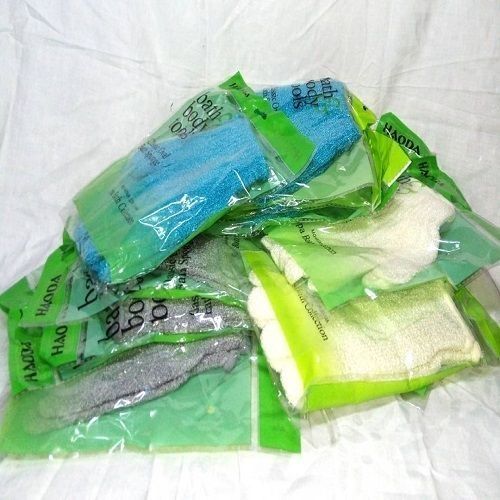 Glove Bath Sponge 12 Packs For Both Hands - Multicolour