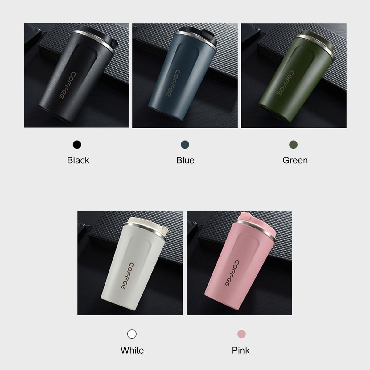 Vacuum Insulated Cup Portable Coffee Cup Stainless Steel