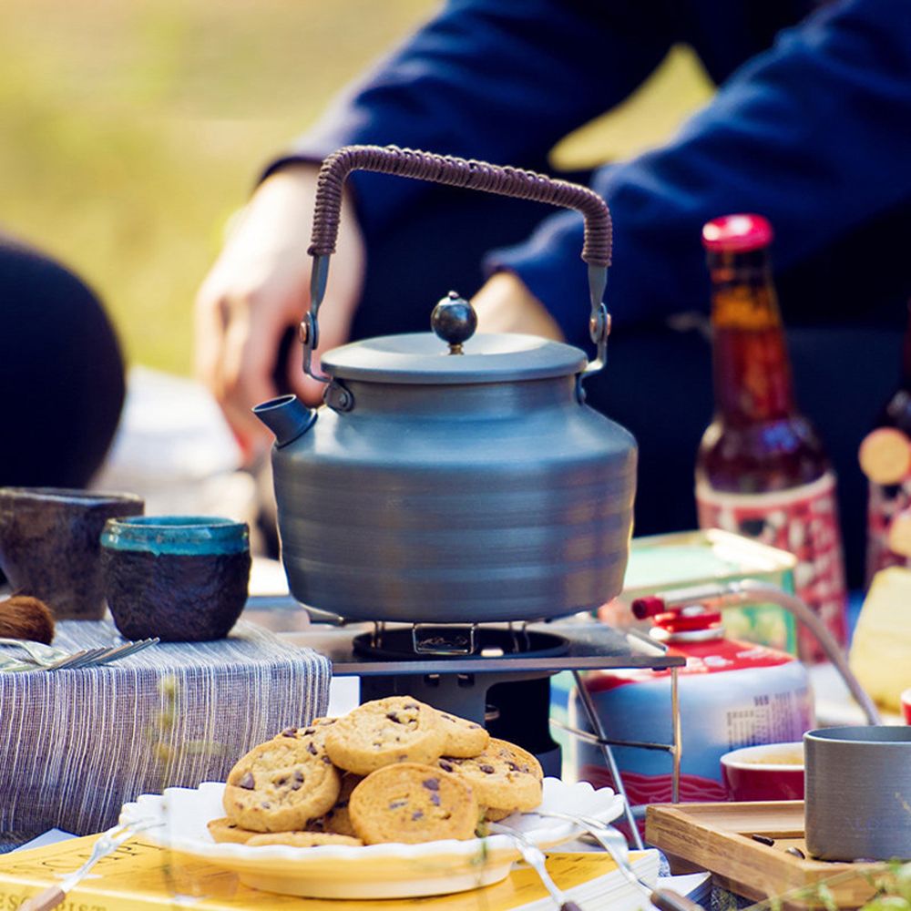 1.3L Camping Water Kettle Portable Camping Tea Kettle For