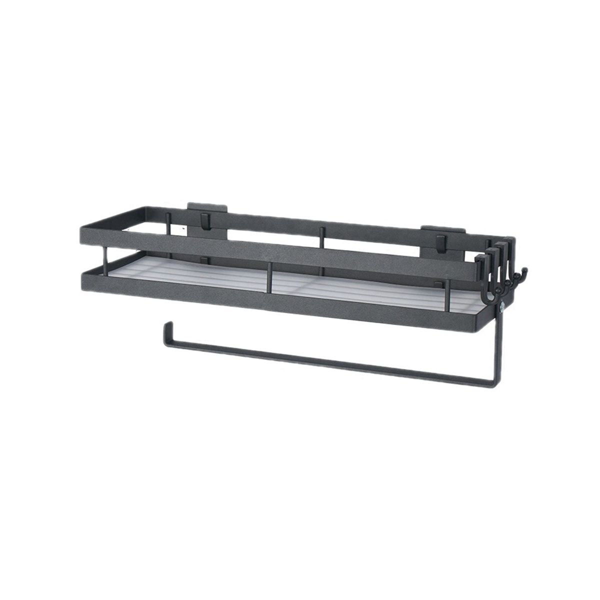 Spice Rack, Hanging Spice Rack with Kitchen Roll Holder and