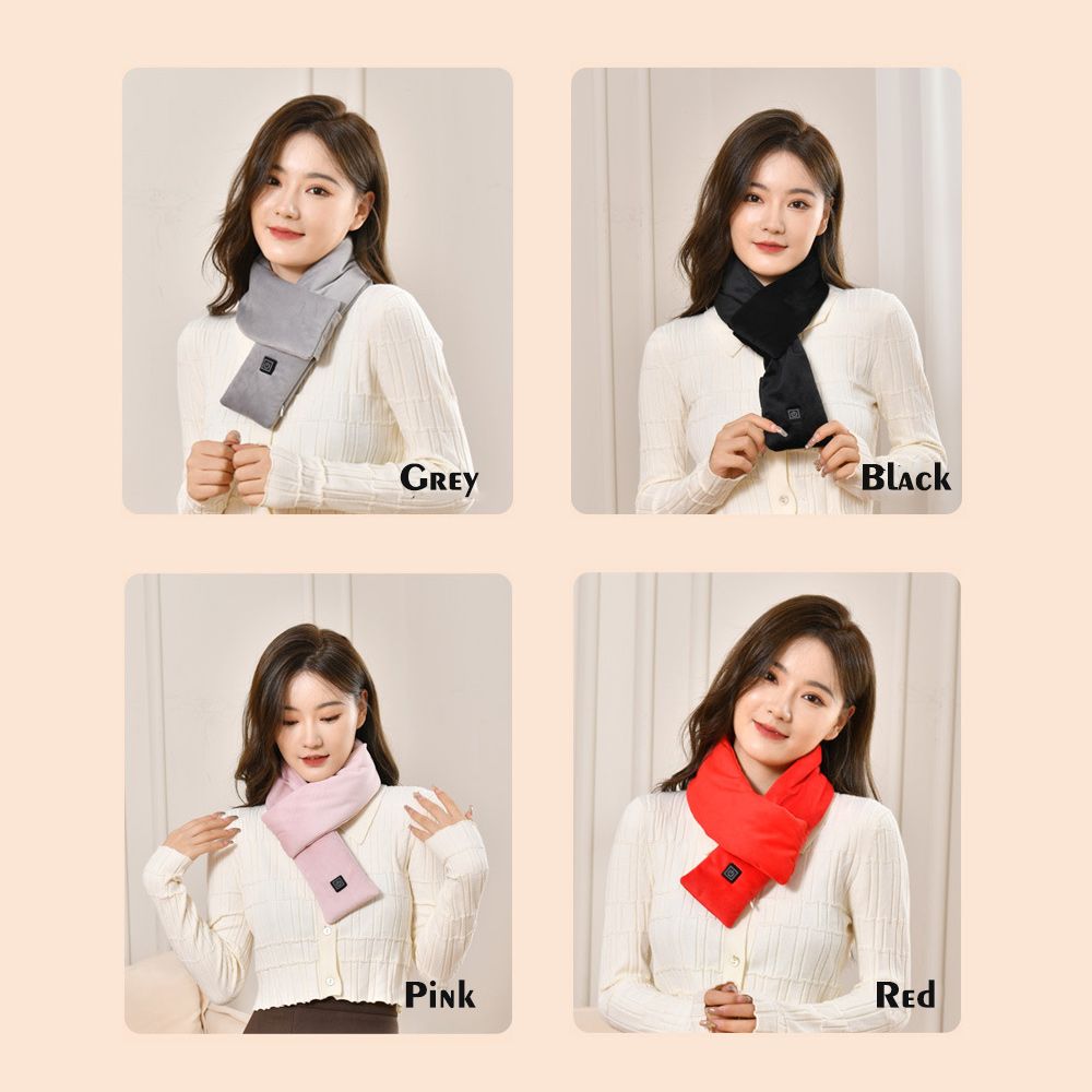 Winter Electric Heating Scarf Intelligent 3 Gears Adjustable