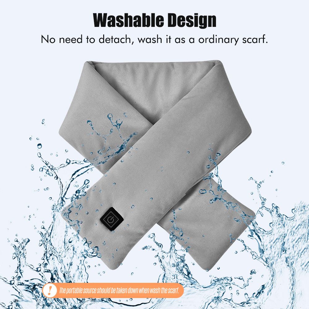 Winter Electric Heating Scarf Intelligent 3 Gears Adjustable