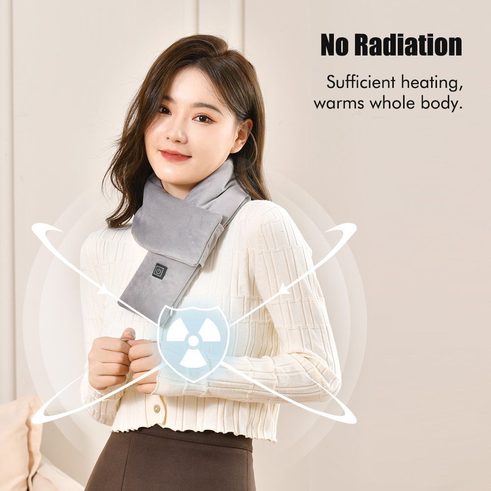 Winter Electric Heating Scarf Intelligent 3 Gears Adjustable
