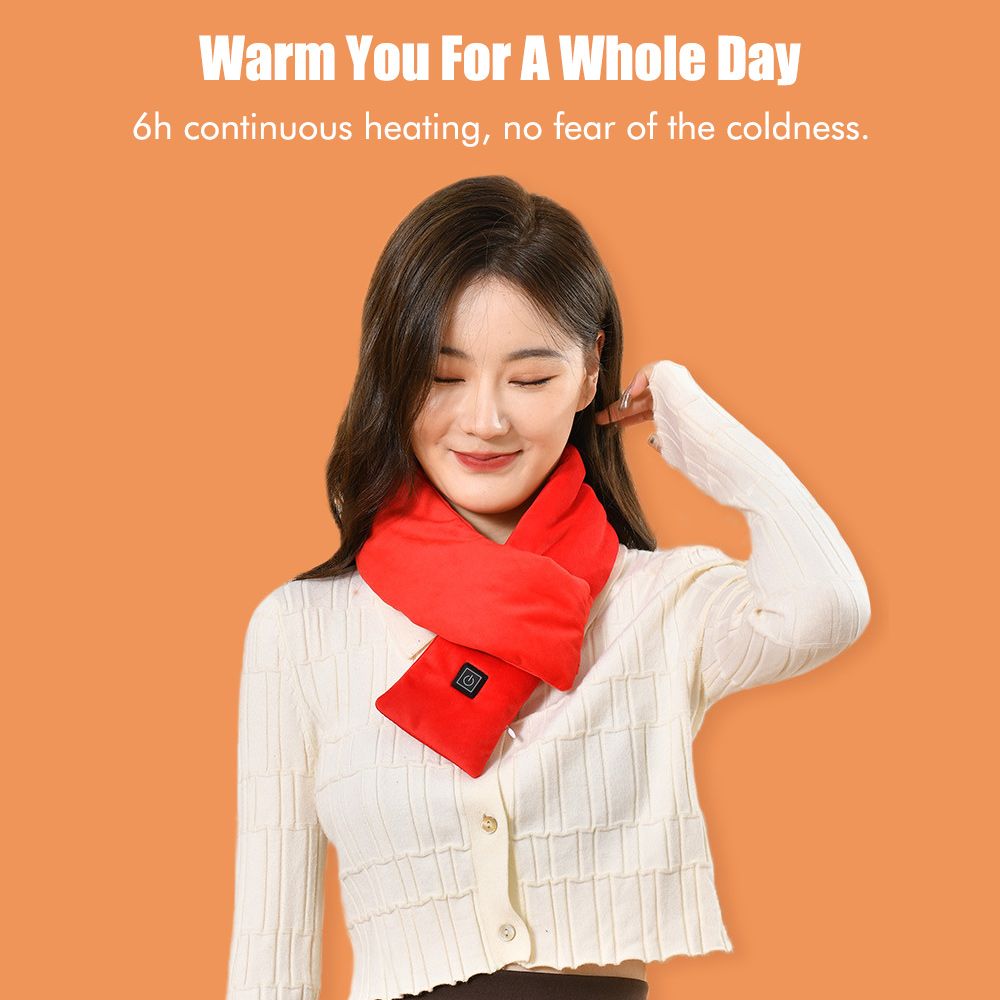 Winter Electric Heating Scarf Intelligent 3 Gears Adjustable