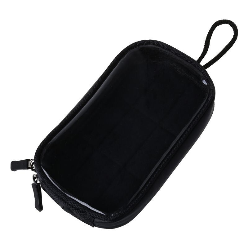 Universal Black Motorcycle Bags Magnetic Bike Tank Clear