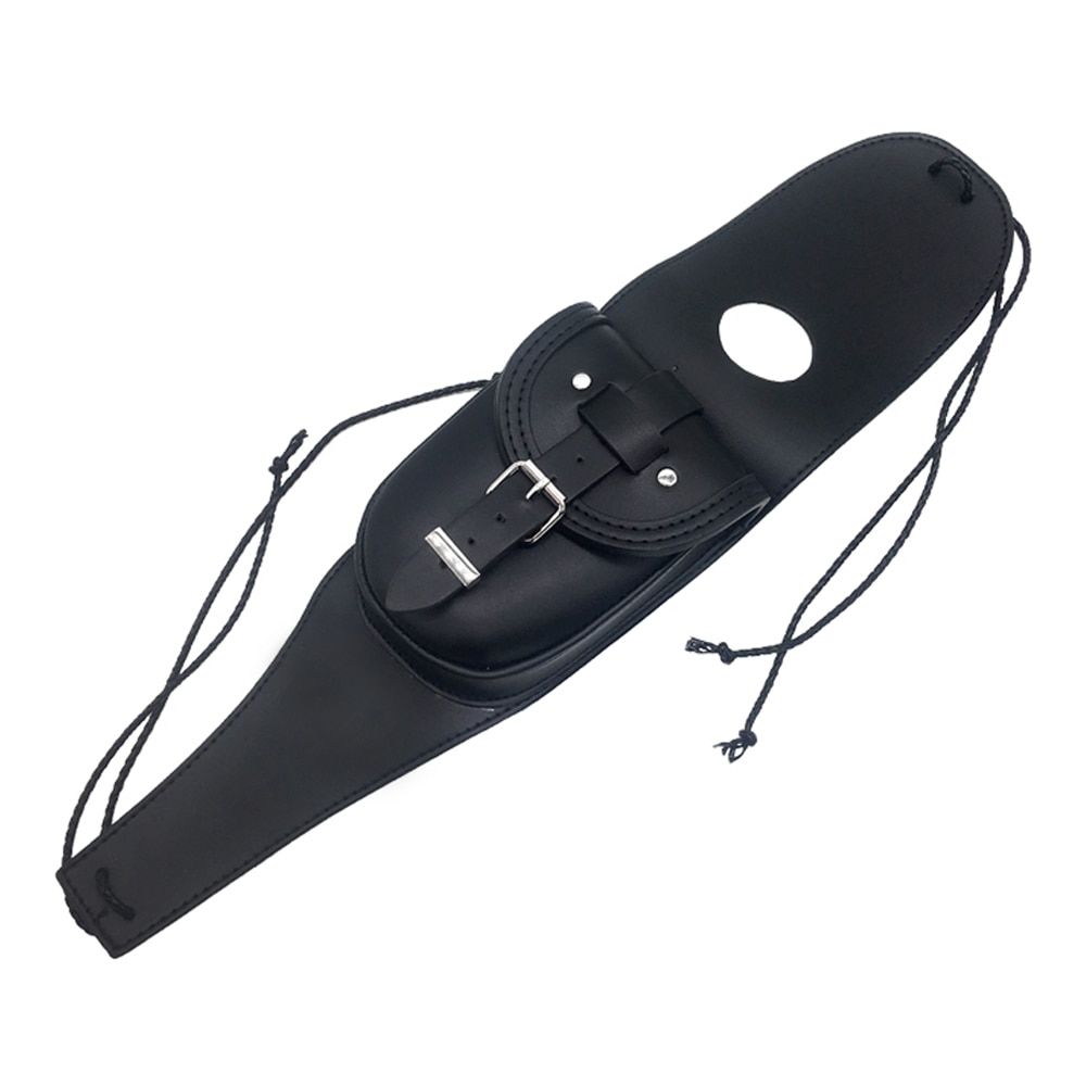 For Harley Sportster Motorcycle Leather Storage Dashboard  Black