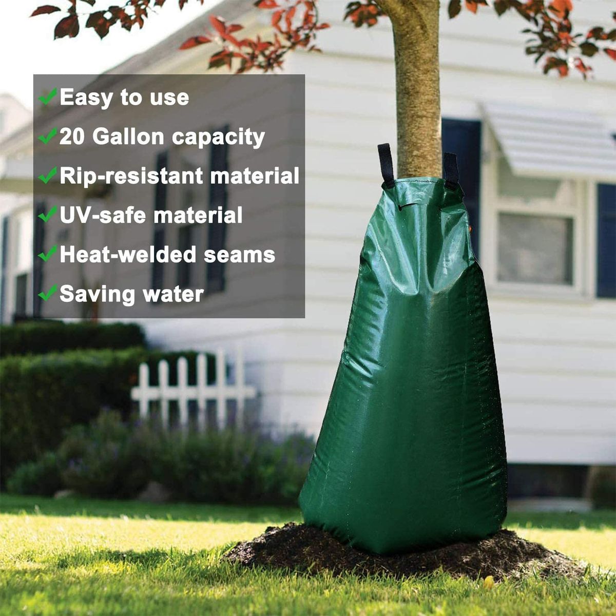 15/20 Gallon Tree Watering Bags Reusable Heavy Duty Slow