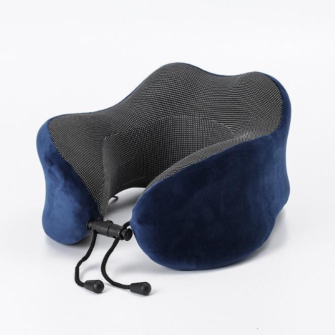 Travel Pillow Memory Foam Neck Pillow Comfortable Breathable Cover Machine Washable Airplane Travel Kit W 3D Sleep Mask Earplugs