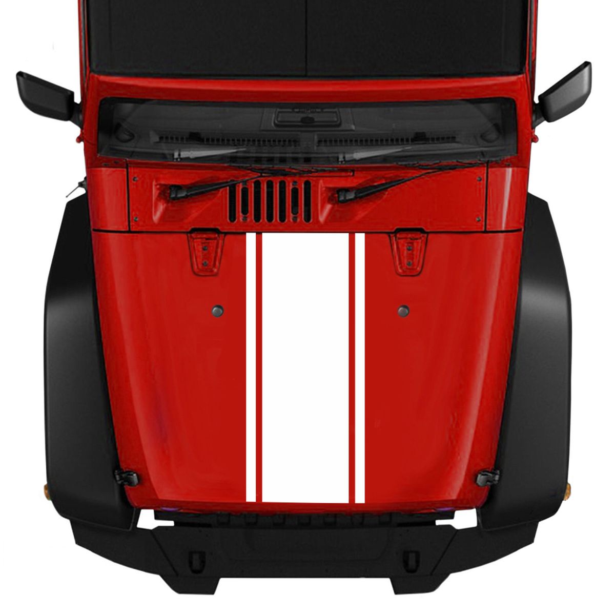 Car Hood Stripe Sticker Universal Auto Racing Stripes Body