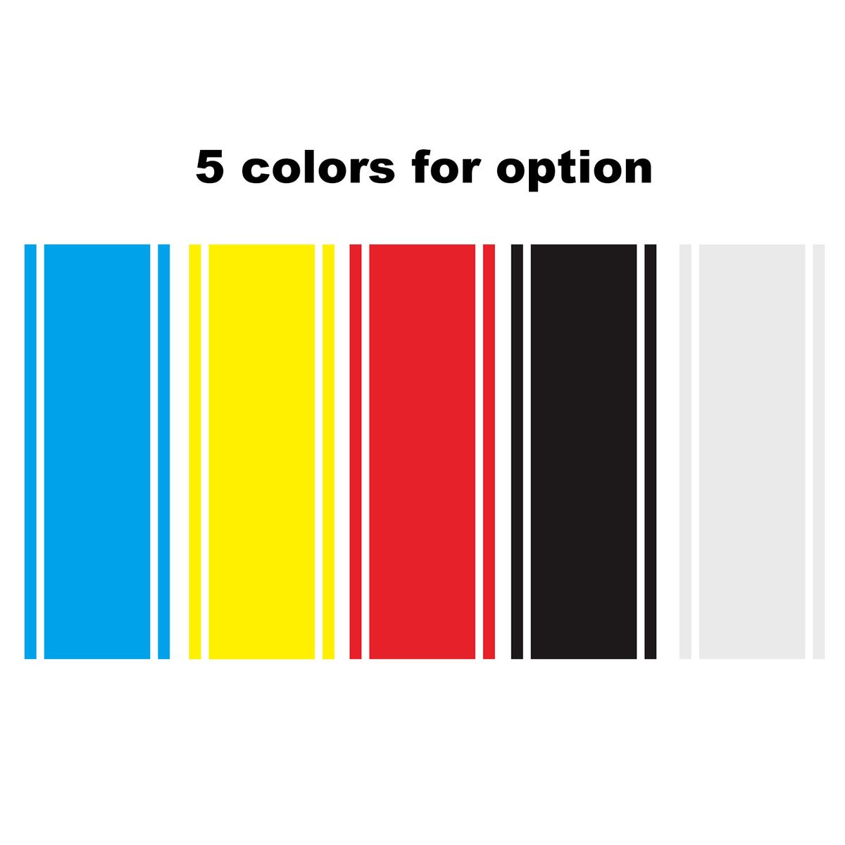 Car Hood Stripe Sticker Universal Auto Racing Stripes Body