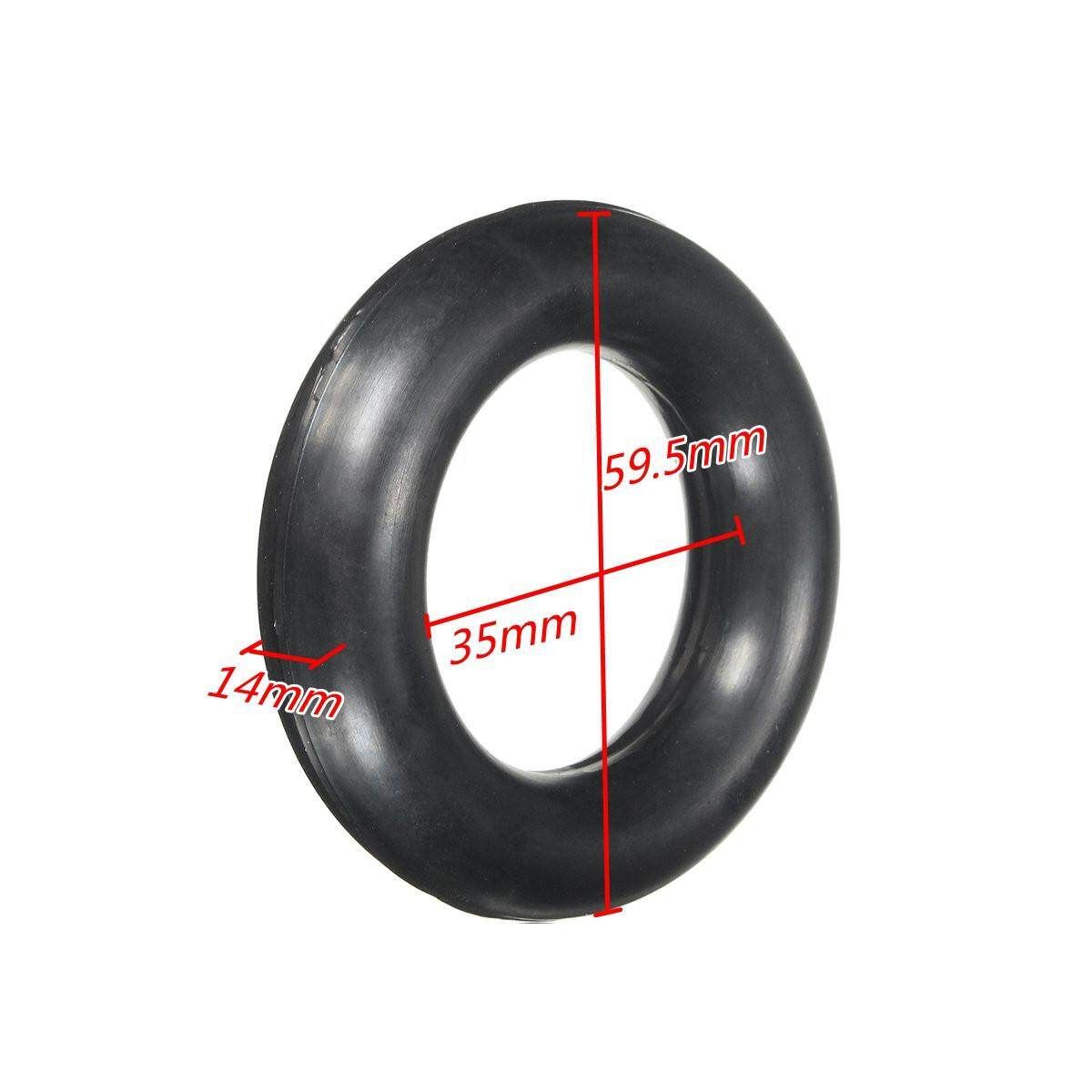 2pcs Universal Exhaust Round Ring Rubber Hanger 59.5mm Outer 35mm Inner