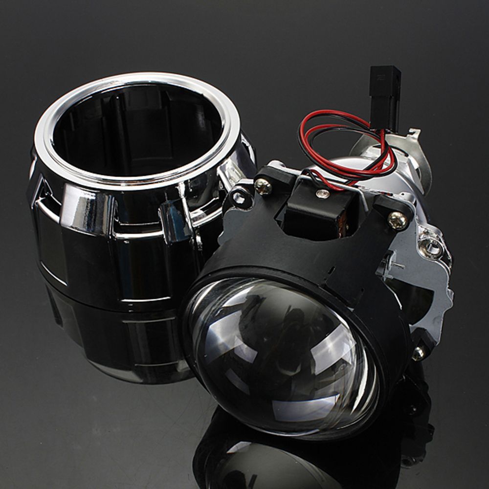 2.5" HID Bi-xenon Projector Lens Shroud Frontlight H1 H4 H7