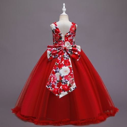 Girls Children Kids New Arrival Maxi Birthday Wedding Evening Dinner Party Princess Dress Ball Gown