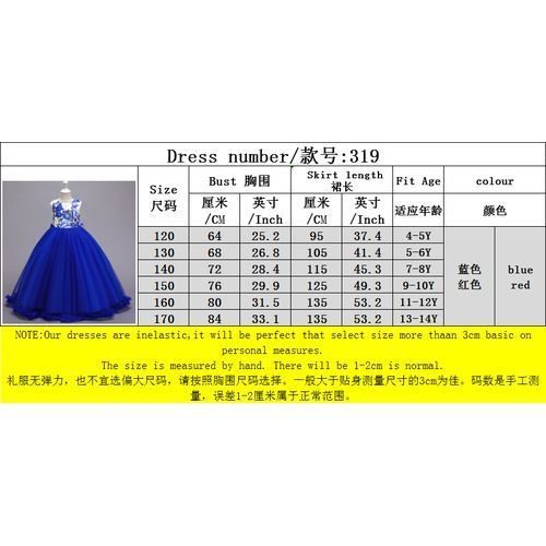 Girls Children Kids New Arrival Maxi Birthday Wedding Evening Dinner Party Princess Dress Ball Gown