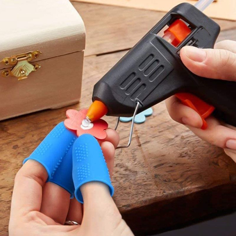 12 Pieces Finger Cots Silicone Finger Protection Covers