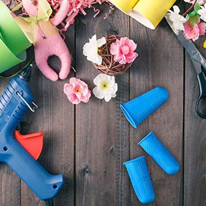 12 Pieces Finger Cots Silicone Finger Protection Covers