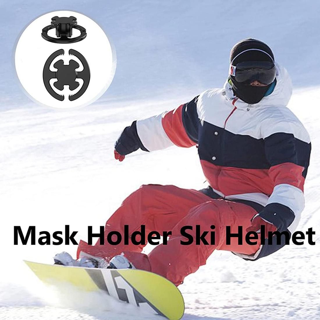 Mask Holder Ski Helmet,8 Pcs Snowboard Helmet Holder Clip