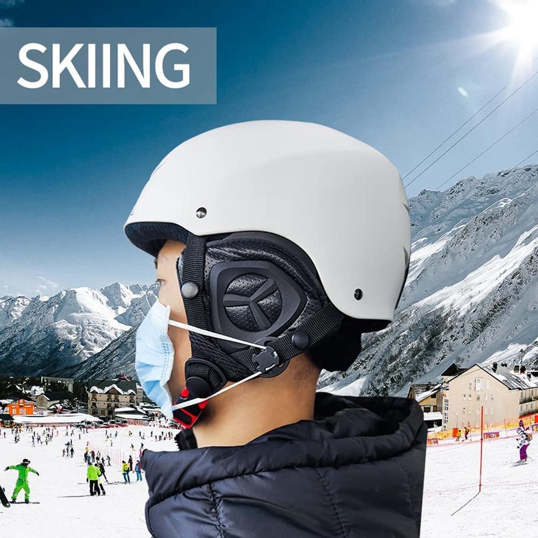 Mask Holder Ski Helmet,8 Pcs Snowboard Helmet Holder Clip