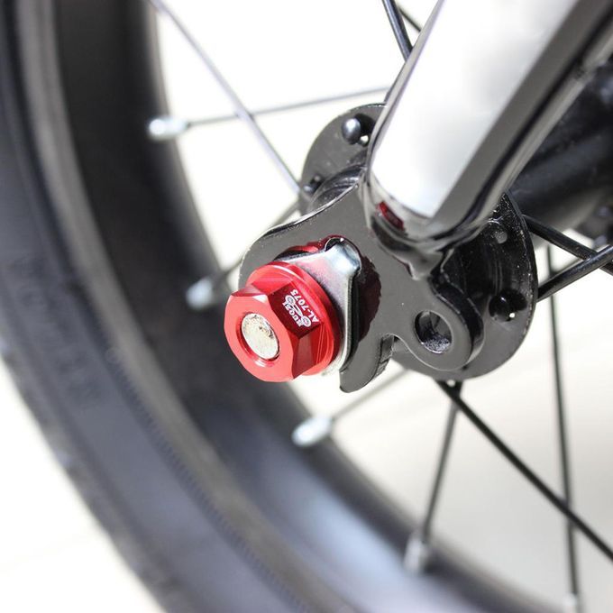 2pcs Kids Balance Bicycle Wheel Hub Nut M8 Front Rear Hubs Wheels Red
