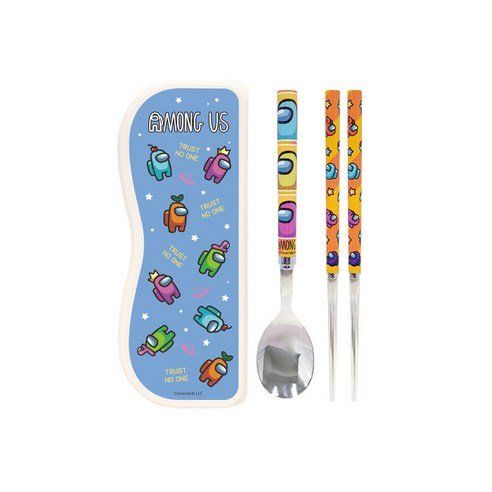 Among Us Junior Spoon Chopsticks Case Set