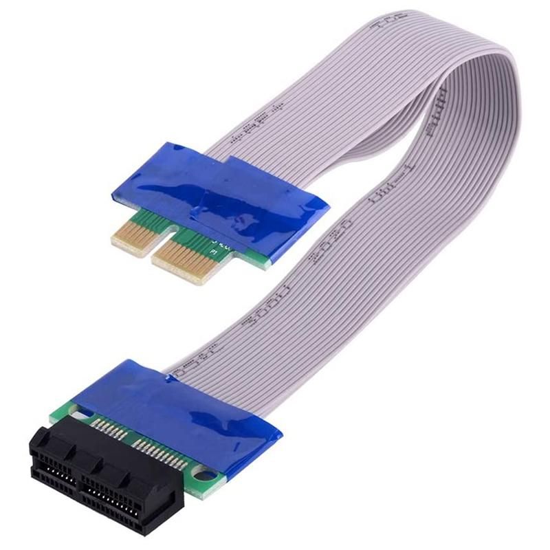 2 Pcs PCI-Express PCI-E 1X Riser Card Extender Cable
