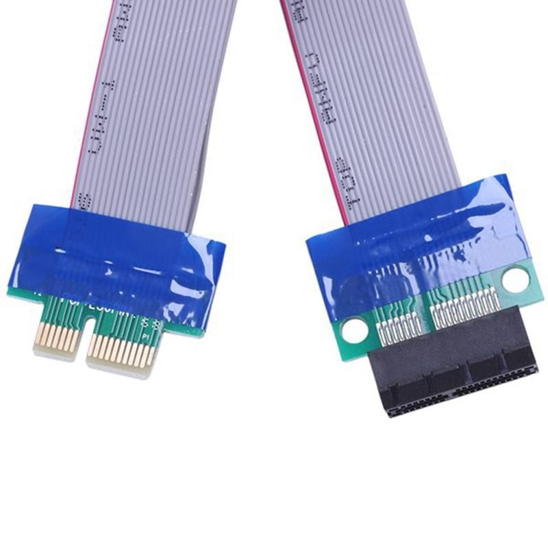 2 Pcs PCI-Express PCI-E 1X Riser Card Extender Cable