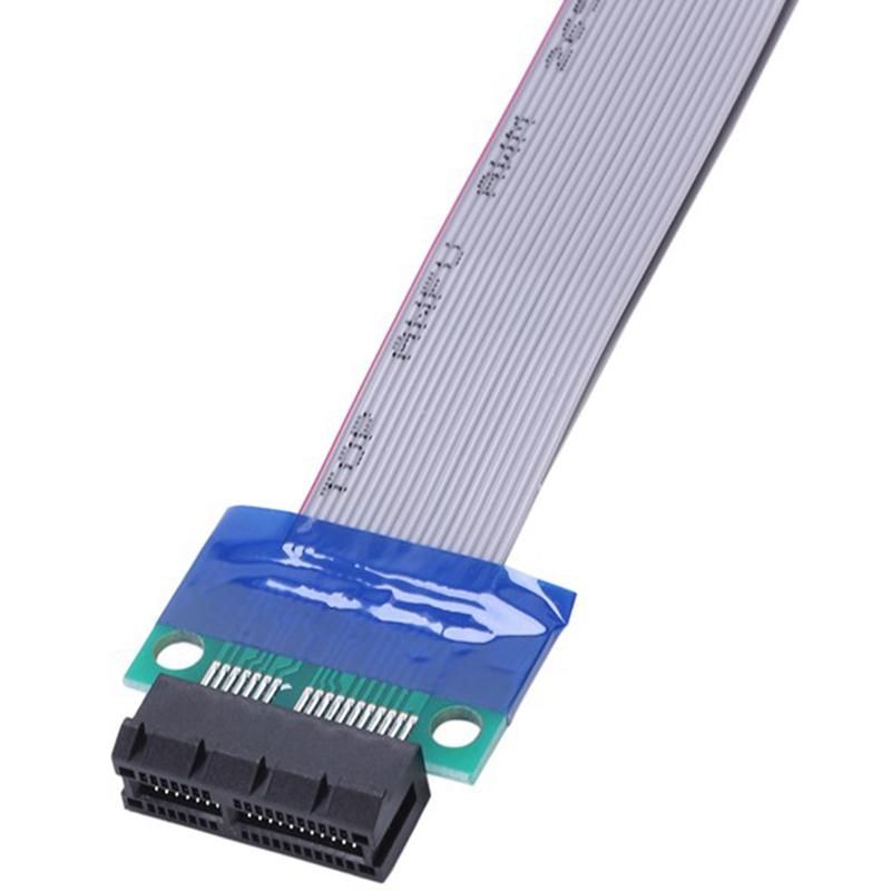 2 Pcs PCI-Express PCI-E 1X Riser Card Extender Cable