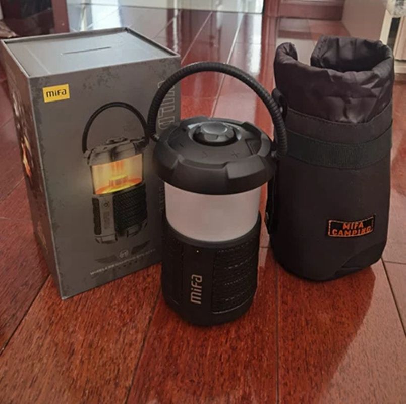 A/Mifa Wild Camping Outdoor Camping Light Portable Carrying Lantern Bluetooth Camping Speaker Charging