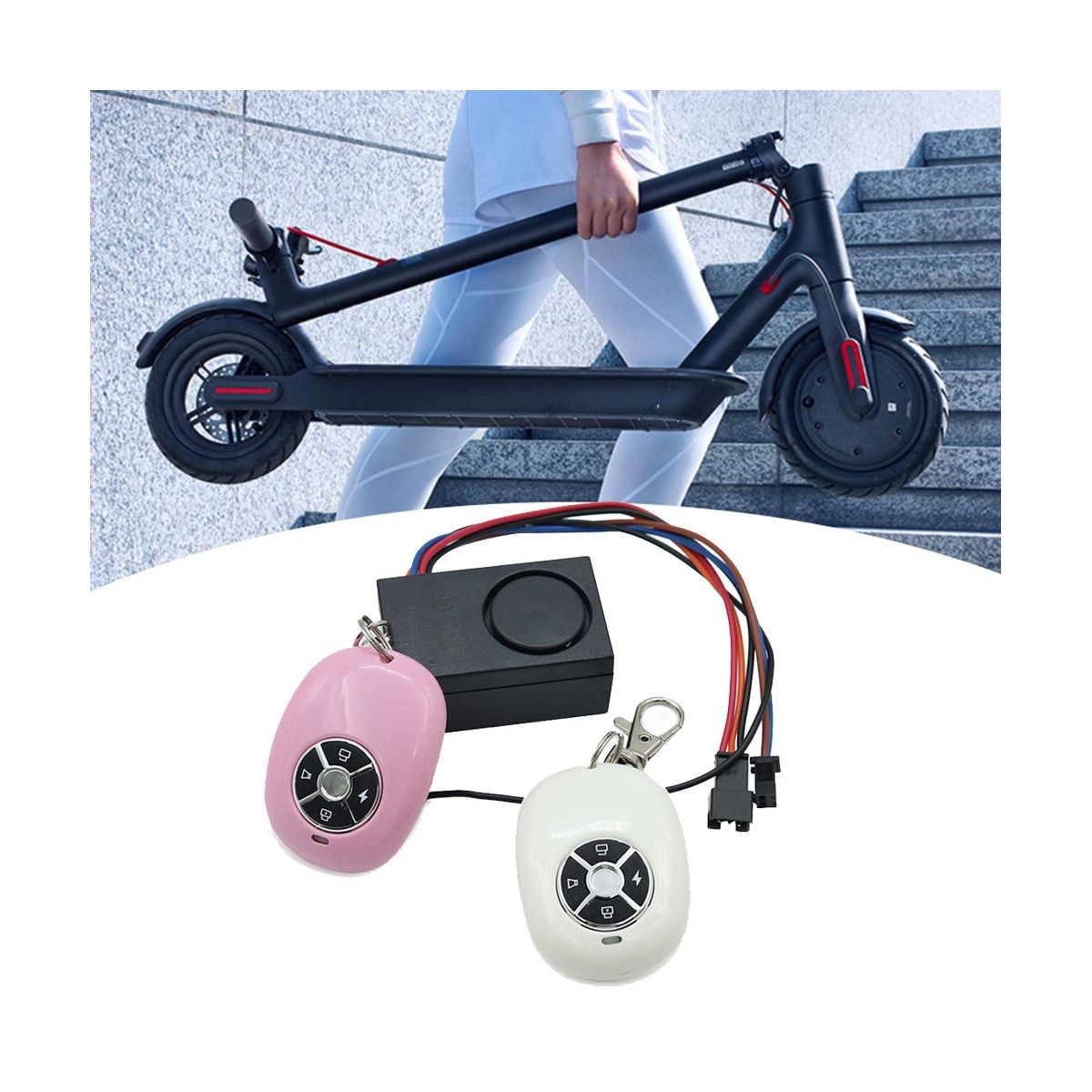 Anti-Theft Key Alarm for 36V-48V Mini